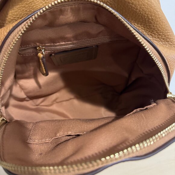 Coach Mini Backpack Camel Brown Leather – Beautiful & Unique! - Picture 10 of 10
